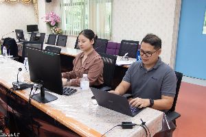 ศูนย์ภาษา คณะศิลปศาสตร์ จัดทดสอบวัดความรู้ภาษาอังกฤษ สำหรับการเปิดใช้โปรแกรมพัฒนาภาษาอังกฤษด้วยตนเอง